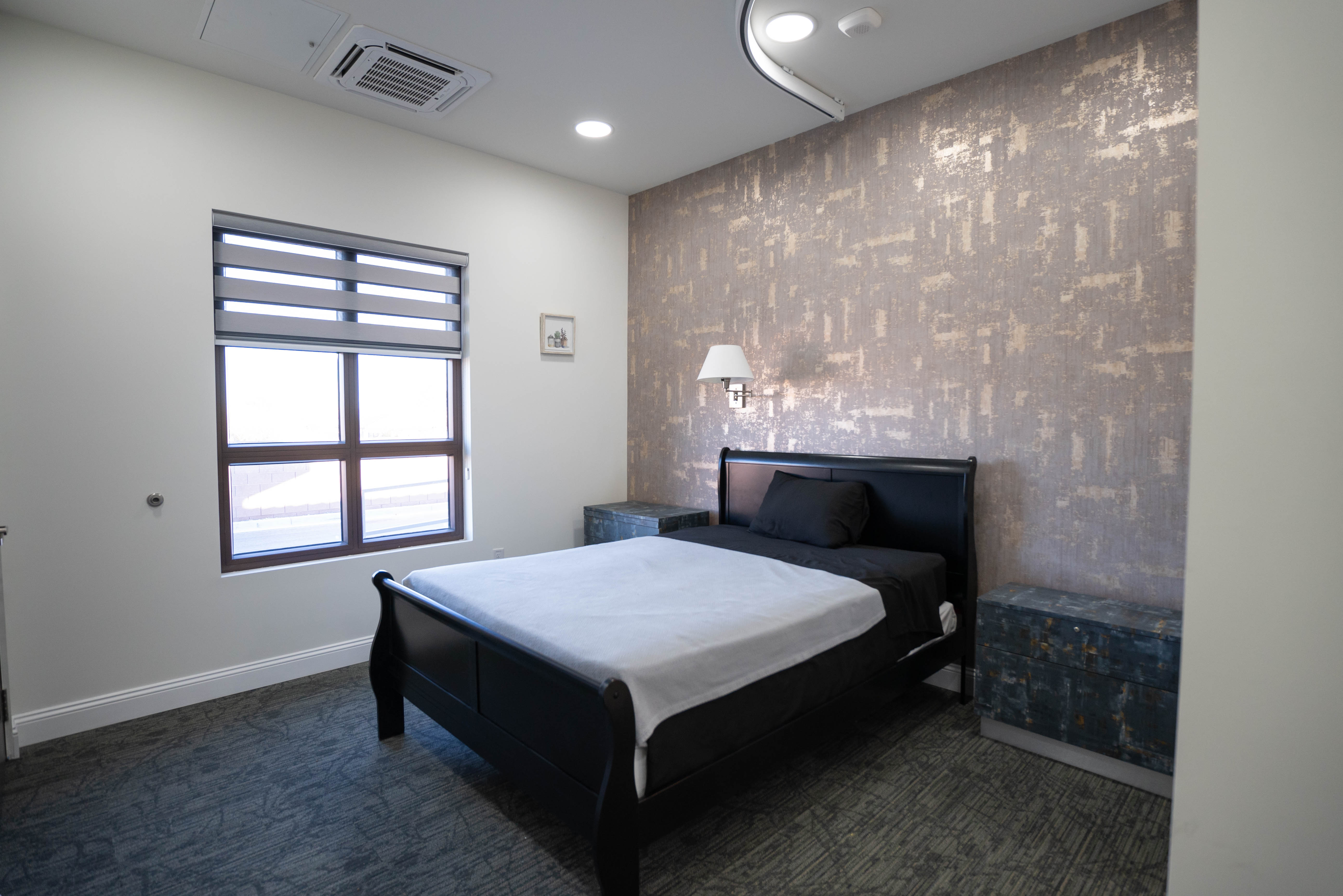 Private bedroom suite at Virtue Recovery Las Vegas